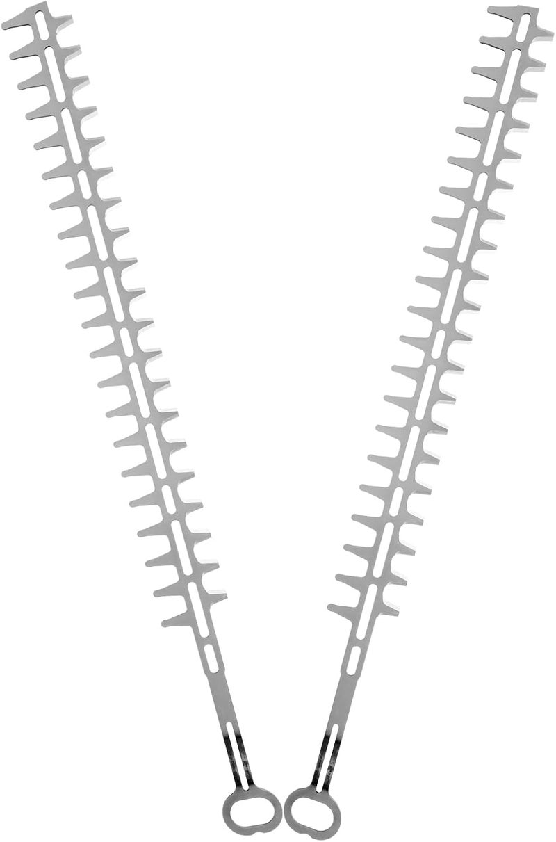 Upow 18" Hedge Trimmer Blade Set Compatible with S tihl HS45 HS56, Replaces 4228-710-6050A 4228-710-6051A 59-200, 1 Pair of 2 Blades - Image 1